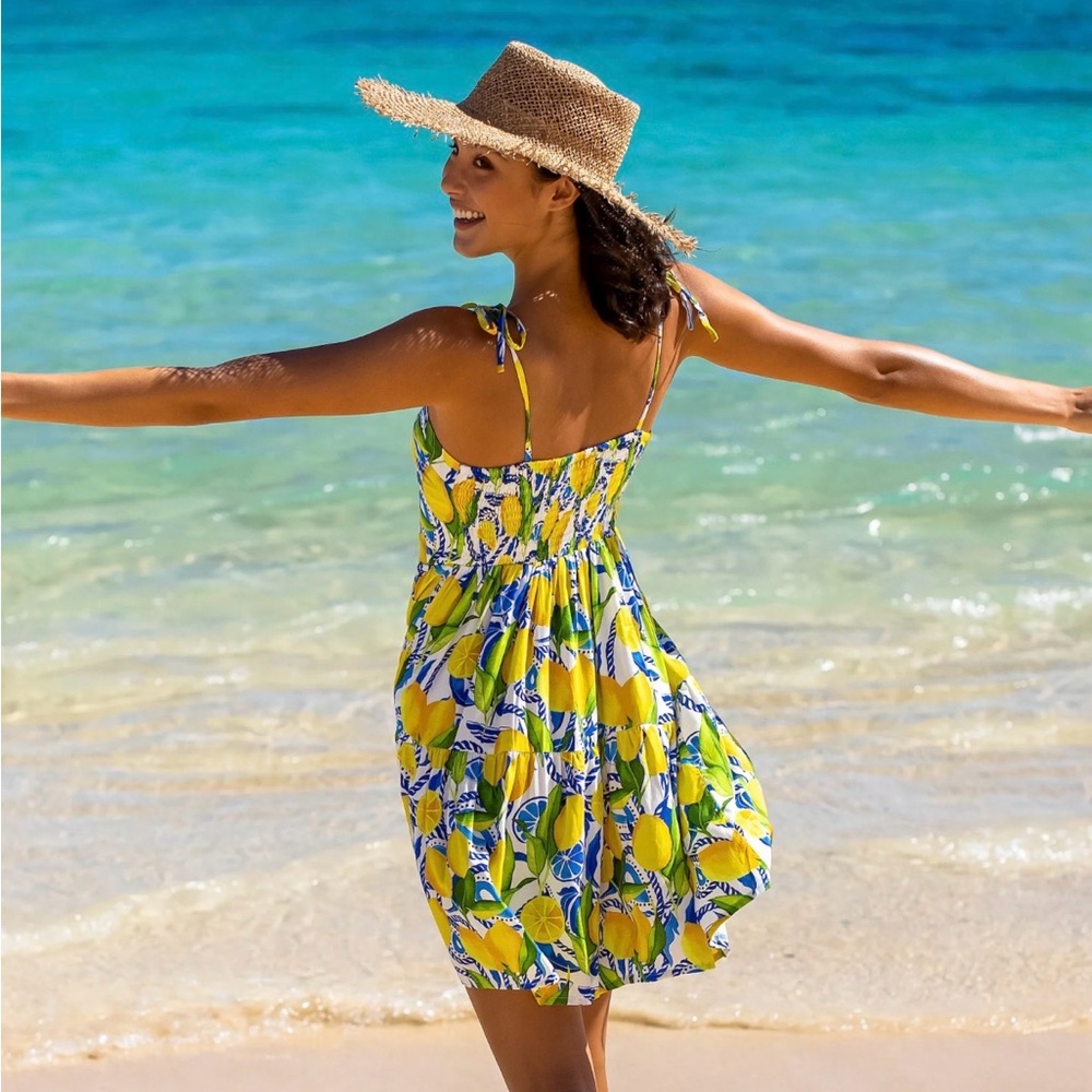 Kenny Flowers Positano Mini Resort Dress Amalfi - Picture 2 of 2